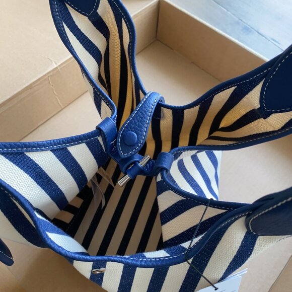 Polo Ralph Lauren Medium Polo Play Striped Tote Bag - Picture 8 of 10